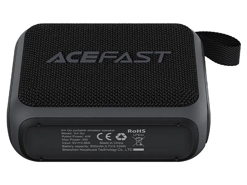 Портативна колонка Acefast K4 Go Black (6974316285113) - фото 3
