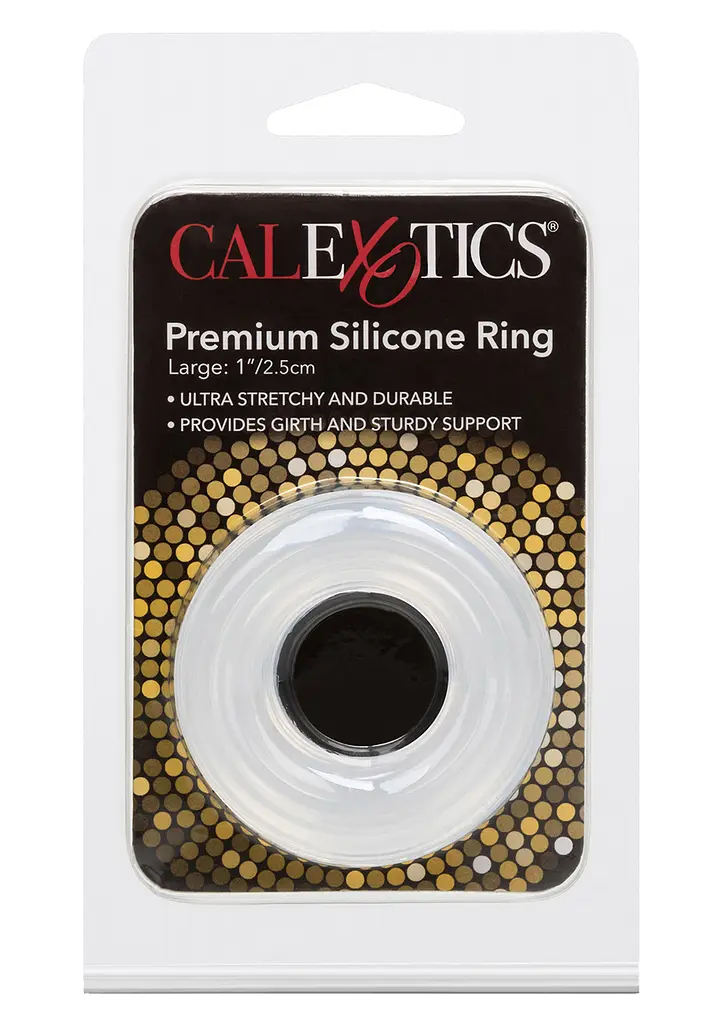Ерекційне кільце CalExotics Premium Silicone Ring Large прозоре - фото 4