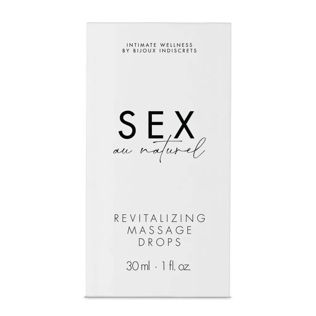 Капли для интимного массажа Bijoux Indiscrets Sex au Naturel восстанавливающие Revitalizing Intimate - фото 3