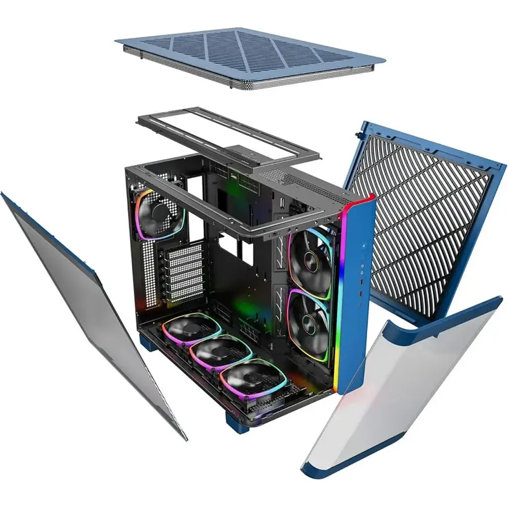 Корпус MONTECH King 95 Pro Blue [169449] - фото 10