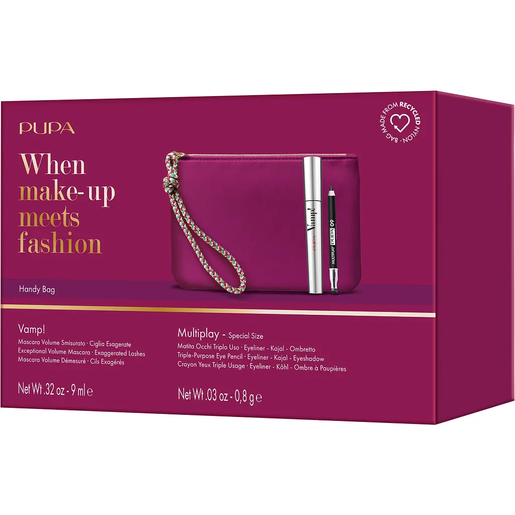 Набор в косметичке Pupa Kit Vamp: Тушь для ресниц Volume Mascara + Карандаш для глаз Multiplay Eye Pencil 3 в 1 (1067481) - фото 2
