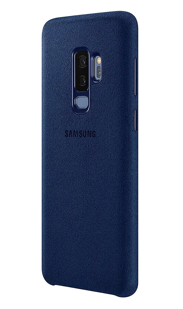 Чохол-накладка Alcantara Cover EF-XG965 для Samsung Galaxy S9 Plus (6.2") Blue - фото 5