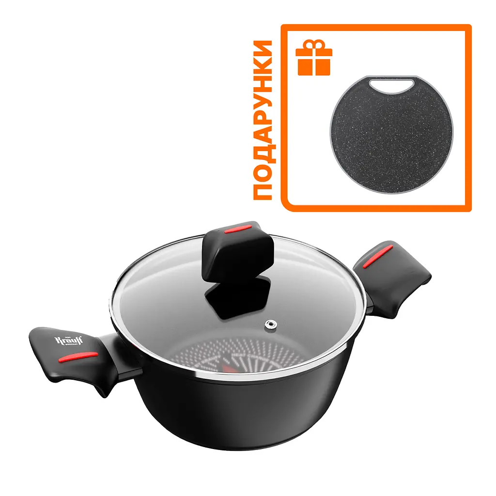 Каструля Smart Fry 4,3 л +ПОДАРУНОК: Дошка кухонна - фото 9