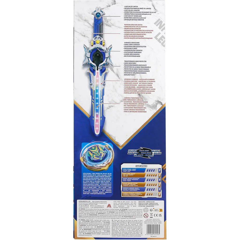Дзига  Auldey Infinity Nado VI Deluxe Pack Gale Wings (EU654231) - фото 4