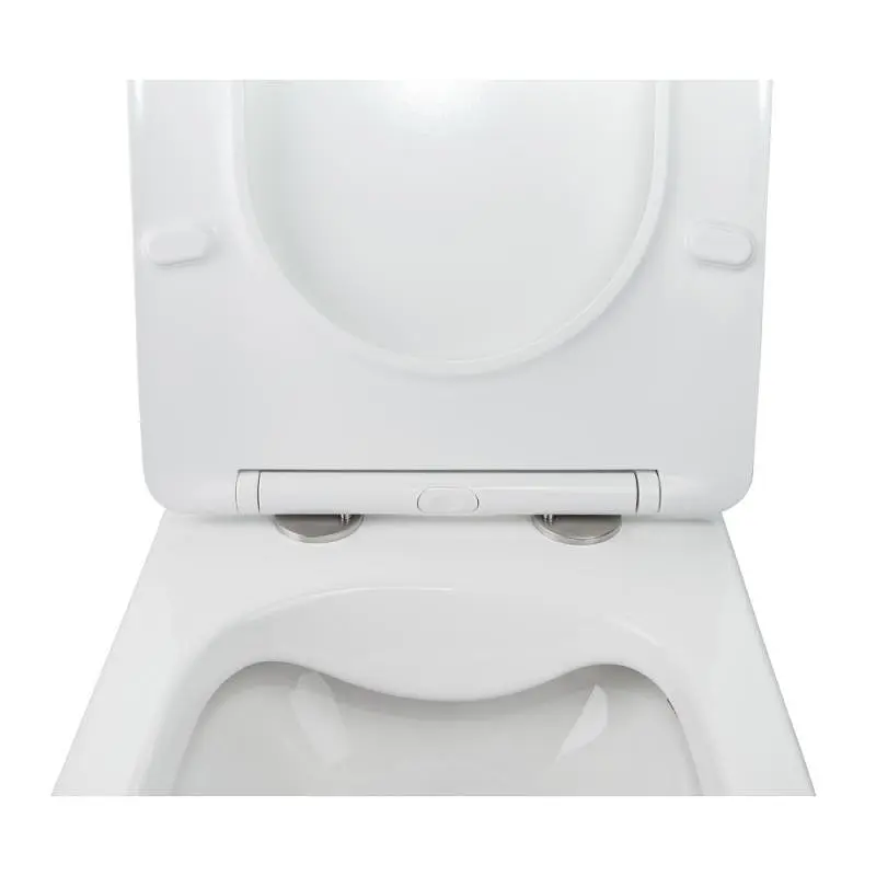 Унітаз підвісний Qtap Jay безободковий з сидінням Soft-close QT07335176W - фото 4