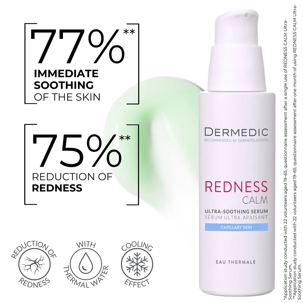Сироватка для обличчя Dermedic Redness Calm Ультра-заспокійлива 30 мл (5901643178178) - фото 5