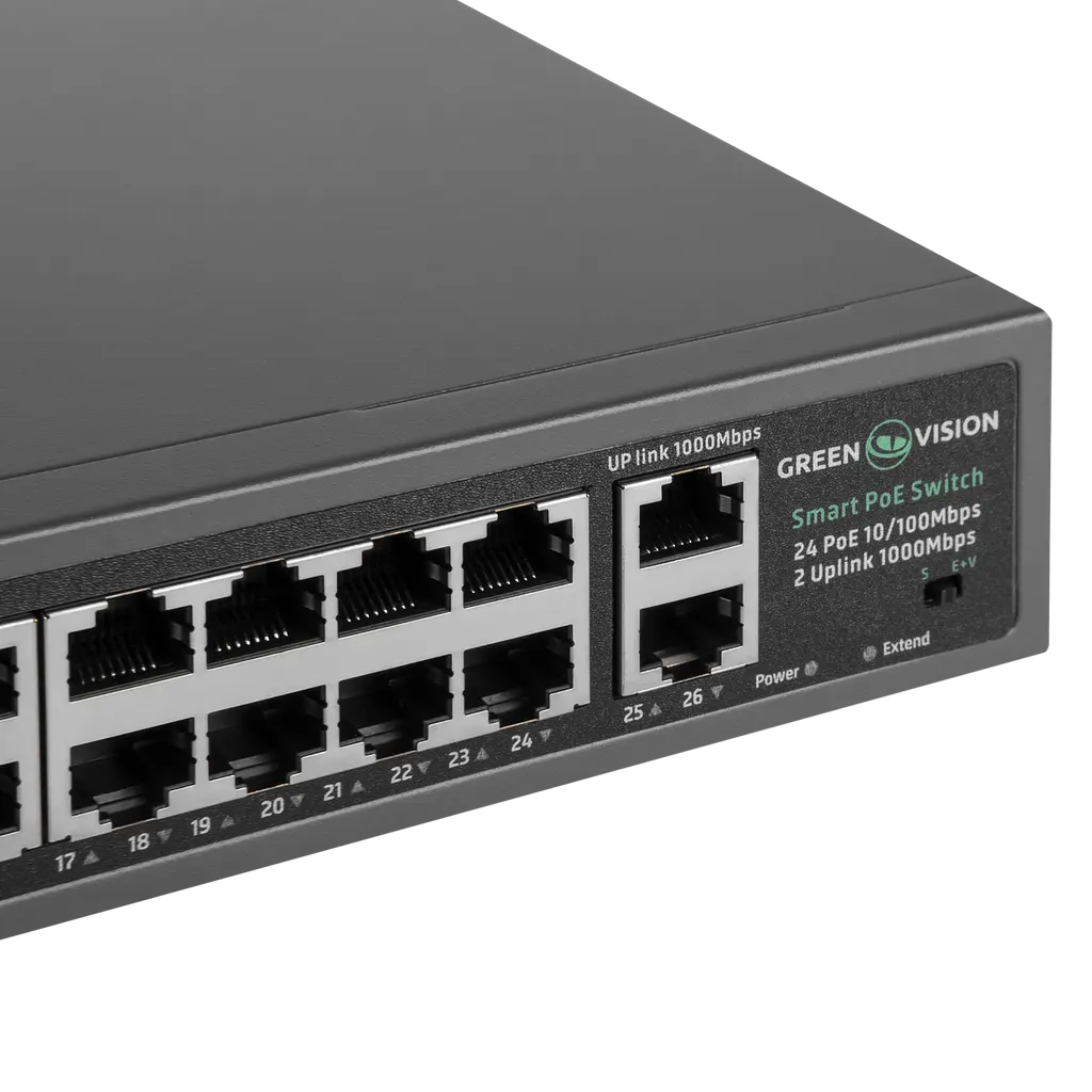 Комутатор мережевий POE GV-017-D-24+2PG - фото 6