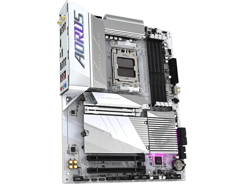 Материнська плата Gigabyte B650E AORUS ELITE X AX ICE - фото 2