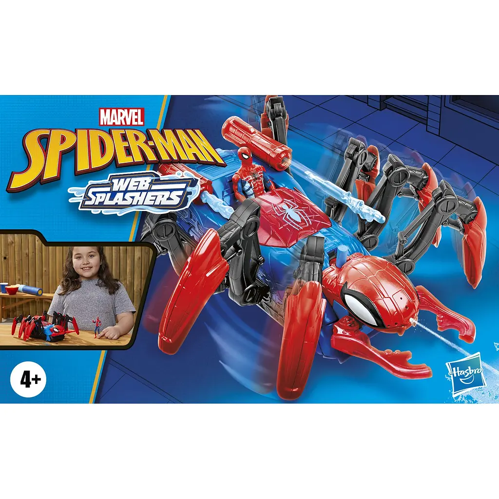 Набір іграшковий Marvel стріляючий павук Веб сплешерс з фігуркою Людини-павука (F7845) - фото 13