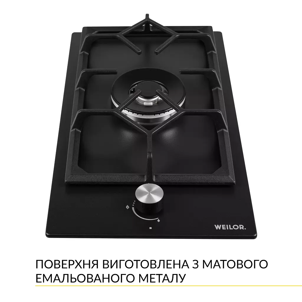 Поверхность газовая Domino на металле Weilor GM W 314 BL - фото 2