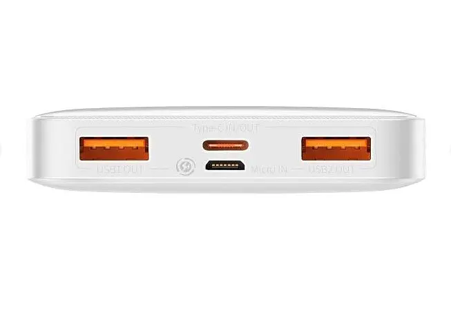 Портативная батарея Baseus Bipow Digital Display 10000mAh 20W Overseas Edition PPBD050502 белая - фото 4
