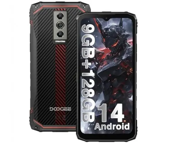 Смартфон Doogee Blade 10 4/128 чорно-червоний (6923740216415) - фото 3