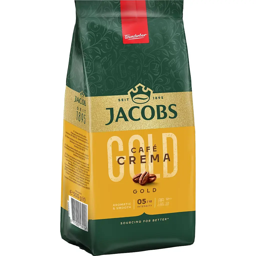 Кава в зернах Jacobs Crema, 500 г (742112) - фото 5