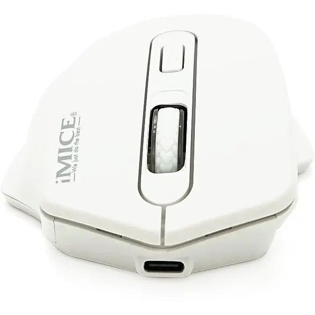 Ігрова миша бездротова iMICE G1800 Rechargeable, 4 кнопок, акумулятор, 1600dpi, 2.4Ghz, Black - фото 2
