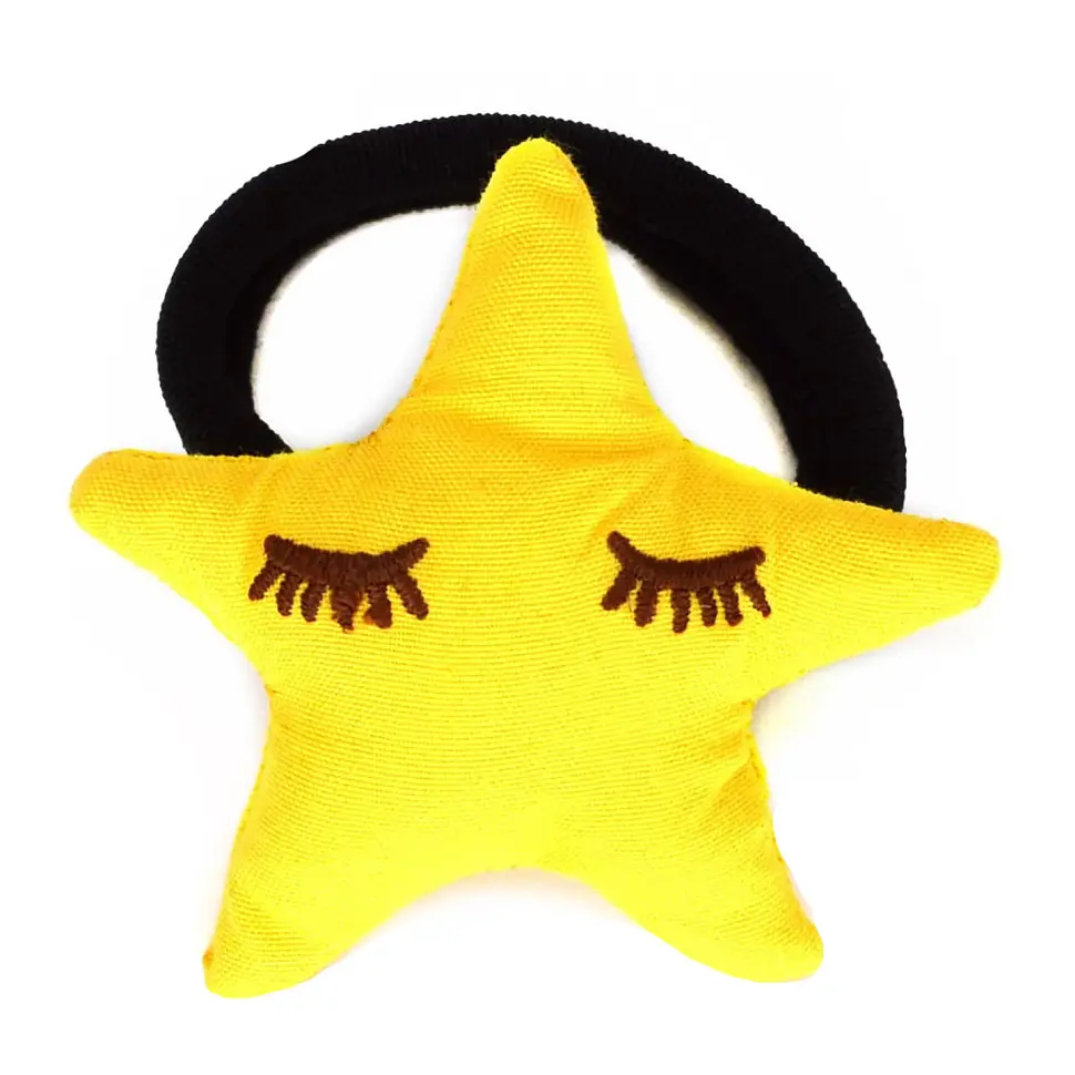 Дитяча резинка для волосся М'які зірочки La-beauty 0300-792, 6 штук - фото 2