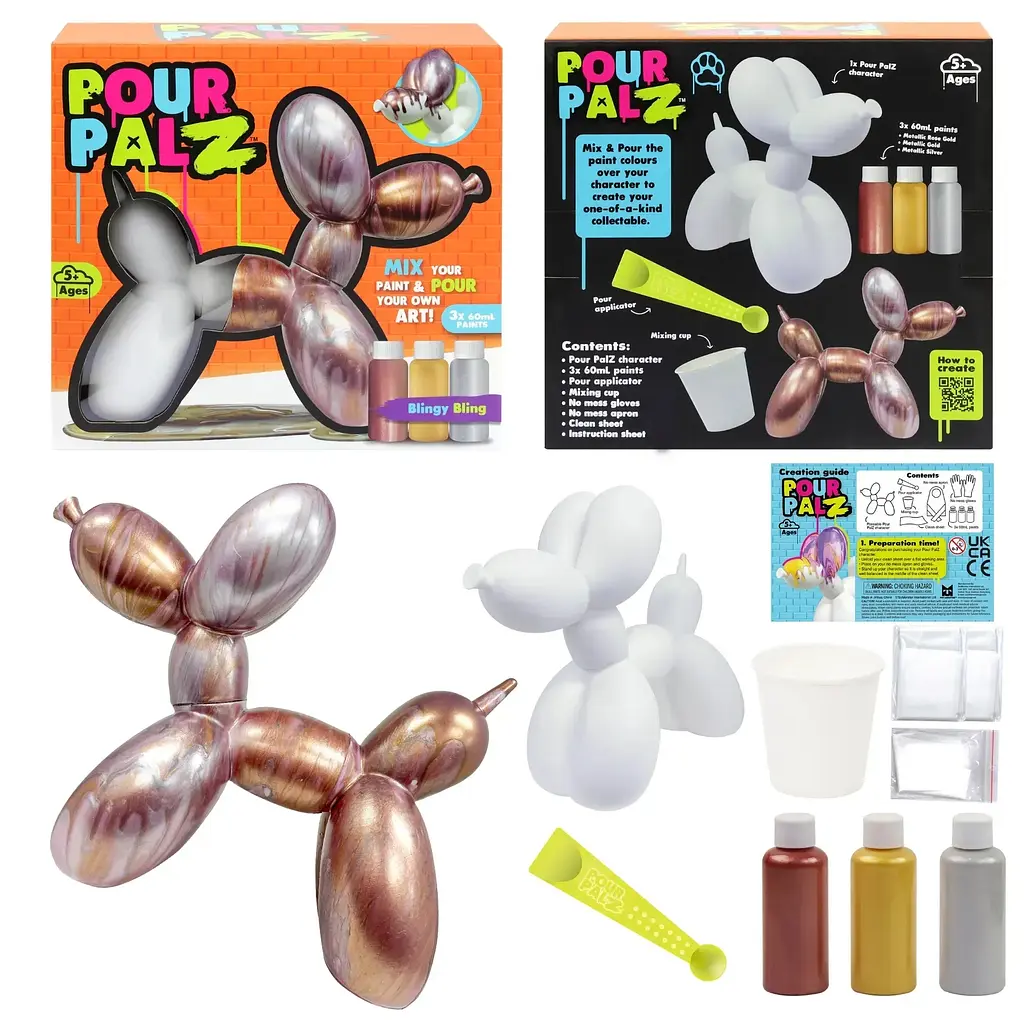 Набор для творчества ToyMonster Pour Palz Balloon Dog Блинг Блинг (GS-G22186) - фото 4