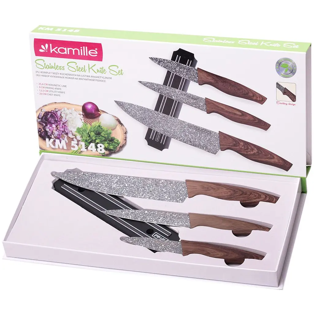 Набір ножів XPRO Kitchen knife B821 коричневий (43719-B821_277) - фото 2