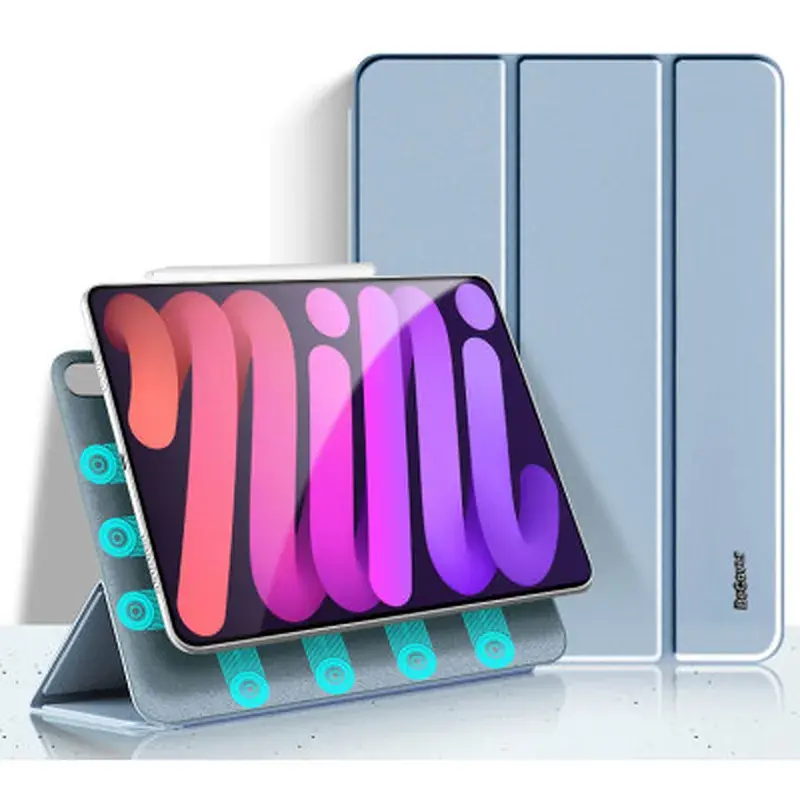 Чохол до планшета BeCover Magnetic Apple iPad mini 6 2021 Light Blue (706839) - фото 3