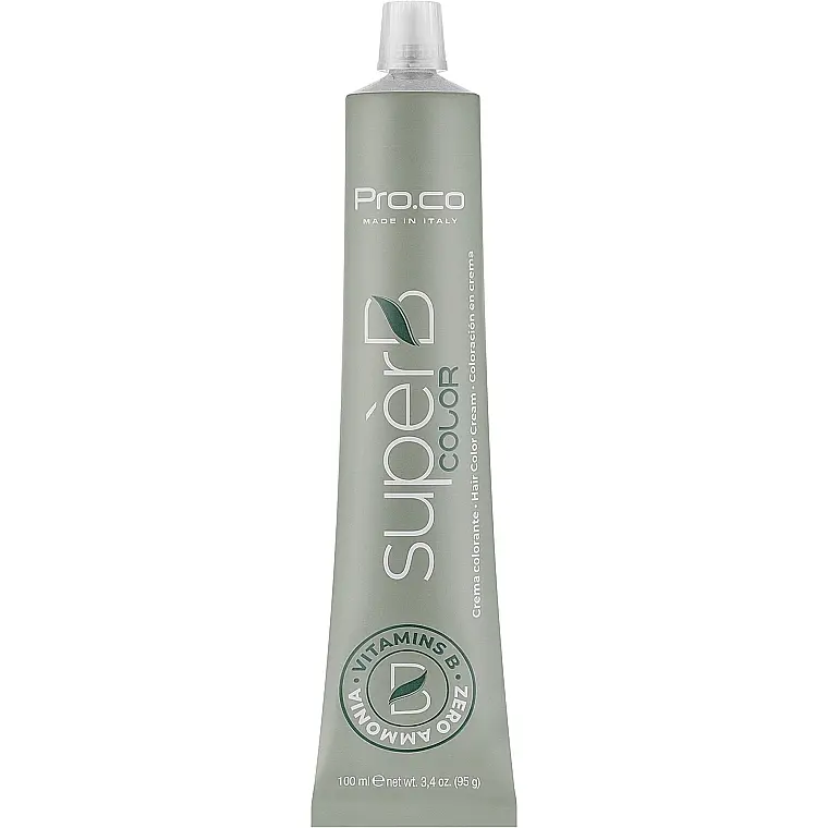 Безаммиачная краска для волос Pro.Co SuperB Color Hair Color Cream 7/34 золотистый блондин медный - фото 2