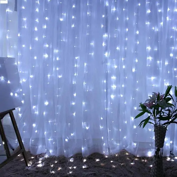 Гірлянда-водоспад світлодіодна XPRO Xmas LED 200-W-2 Білий 2х2 м (47660-7593_300) - фото 4