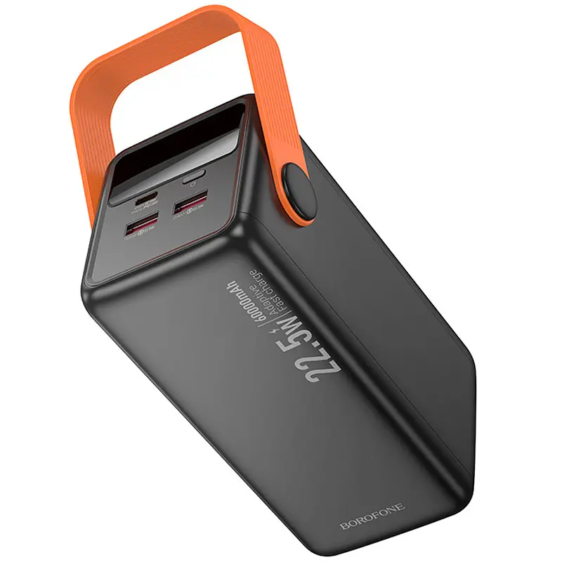 Портативний ЗП Power Bank Borofone BJ66B Magnifico 22.5W+PD20W 60000 mAh Black - фото 7