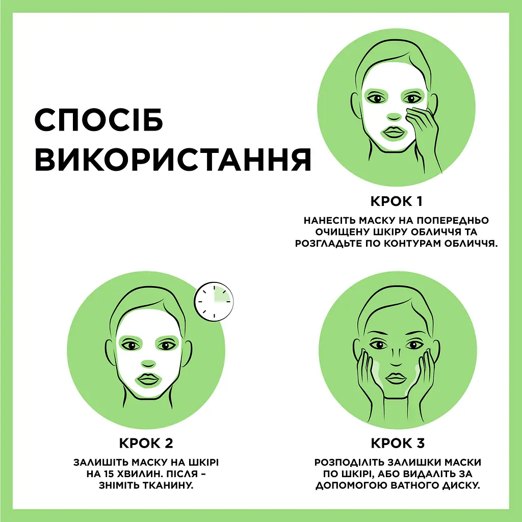 Тканинна маска для обличчя Garnier Skin Naturals Зволоження та Свіжість, 32 г (C5513201) - фото 3
