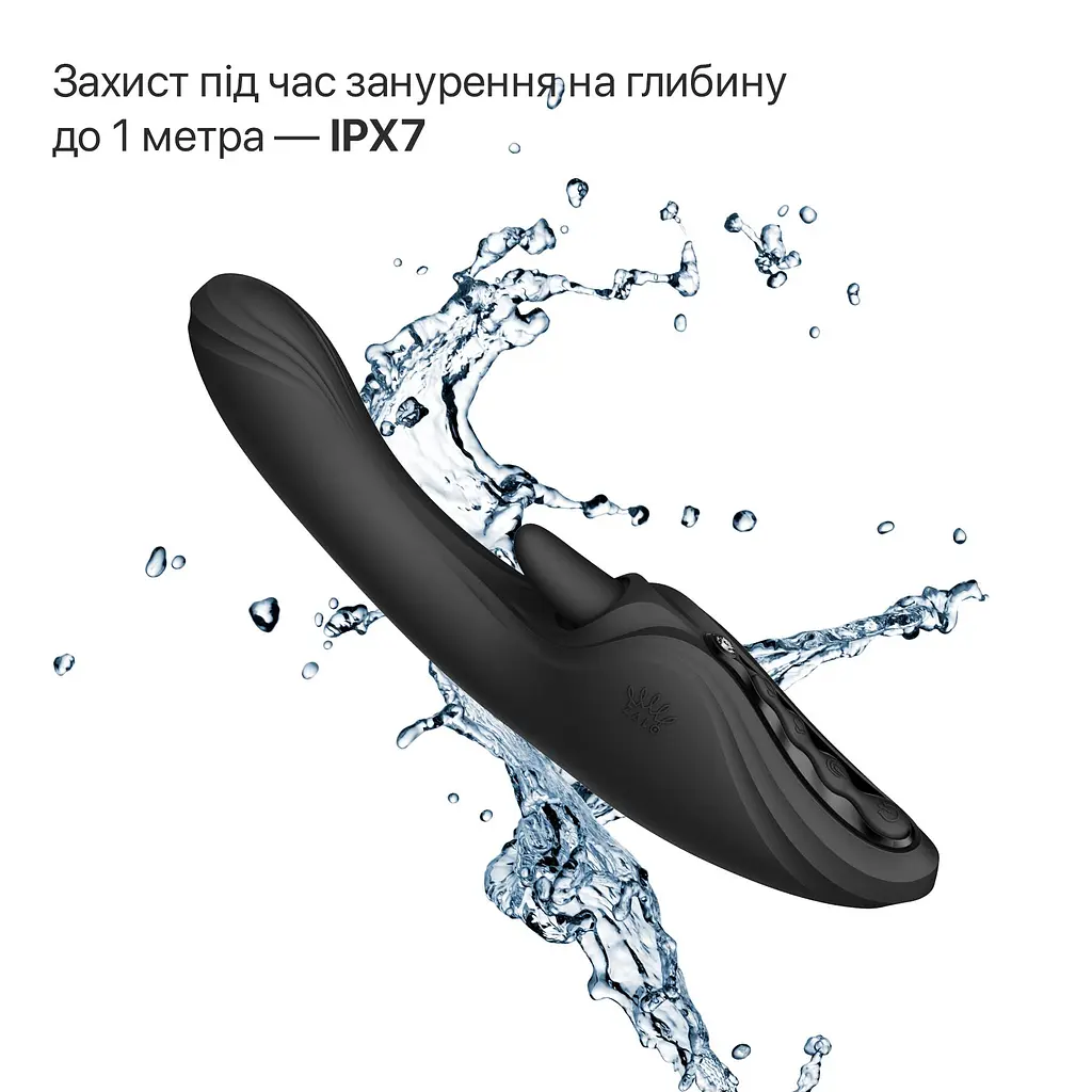 Смарт-вібратор Zalo Ares Obsidian Black, підігрів, 3 мотори, язичок для клітора, стимуляція точки G - фото 8