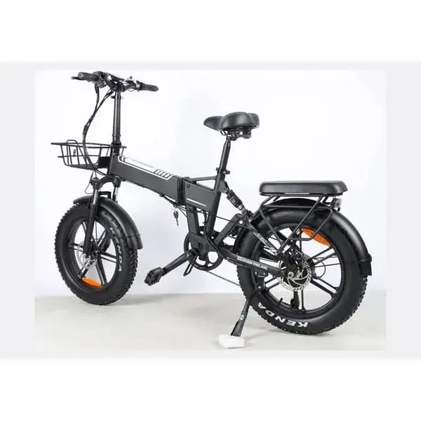 Електровелосипед Trigo фетбайк 20 дюймів 1200W 48V 24Ah чорний - фото 2