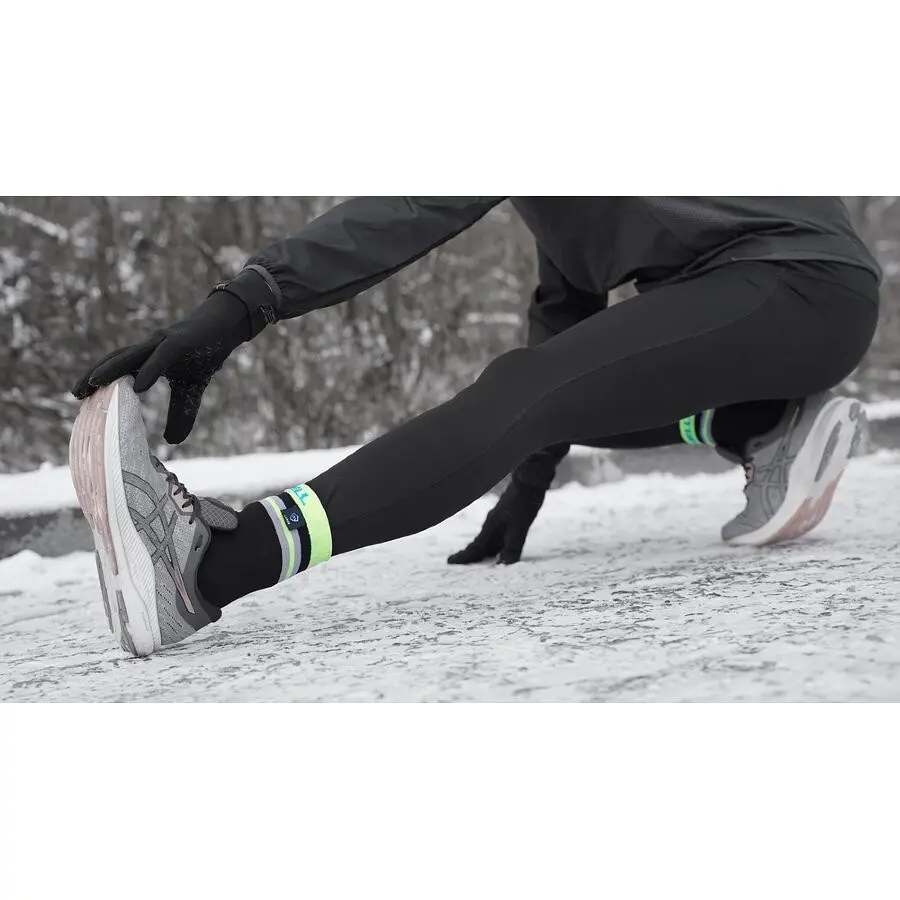 Шкарпетки водонепроникні Dexshell Pro visibility Cycling, р-р XL (47-49), з зеленою смугою - фото 9
