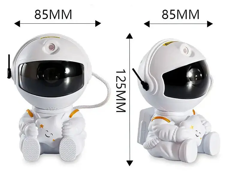 Нічник-проектор зоряного неба Астронавт Astronaut що сидить із зіркою космонавт з пультом 8 режимів - фото 8