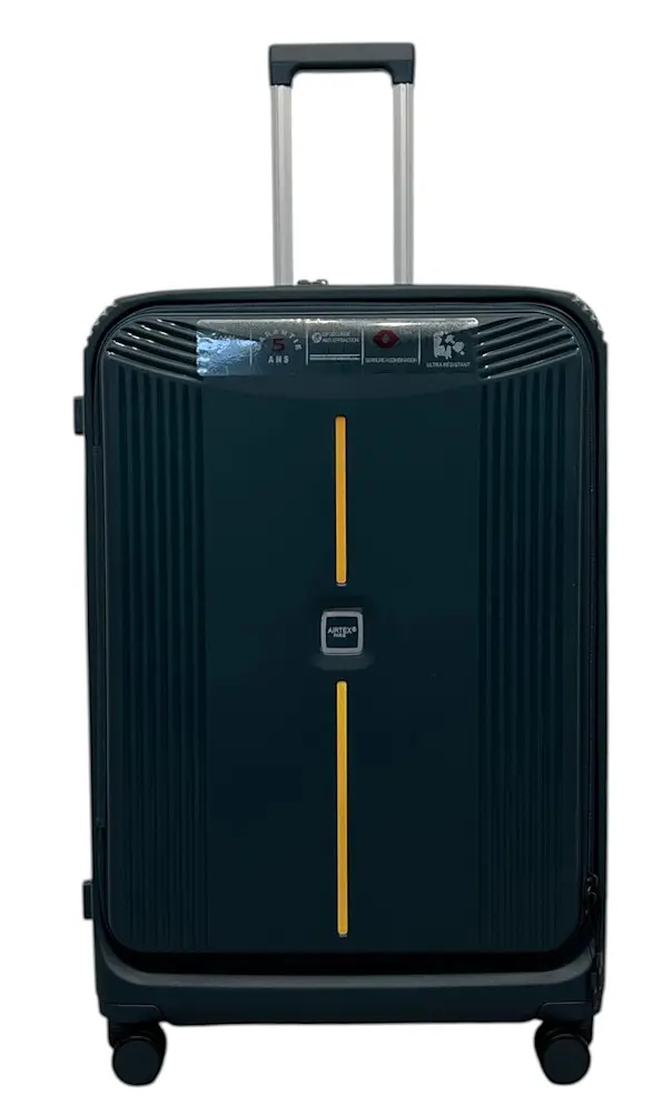 Валіза велика Airtex 647 поліпропілен L Темно-зелений - фото 6