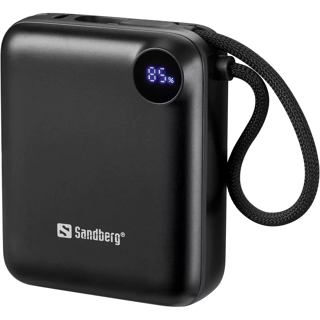 Павербанк Sandberg Black 10 000 mAh / 20 Вт (421-26) - фото 2