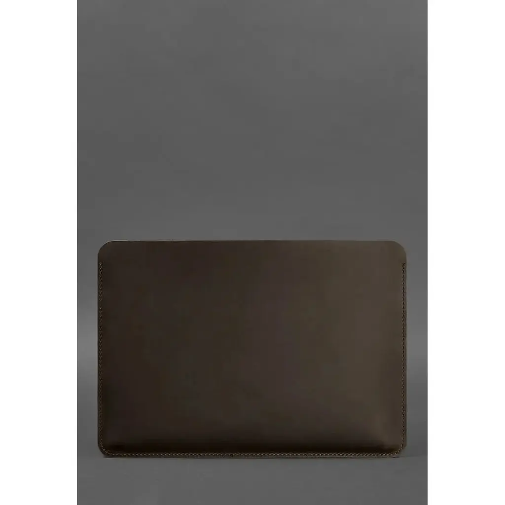 Шкіряний чохол BlankNote Crazy Horse для MacBook 13 дюймів Темно-коричневий - фото 6
