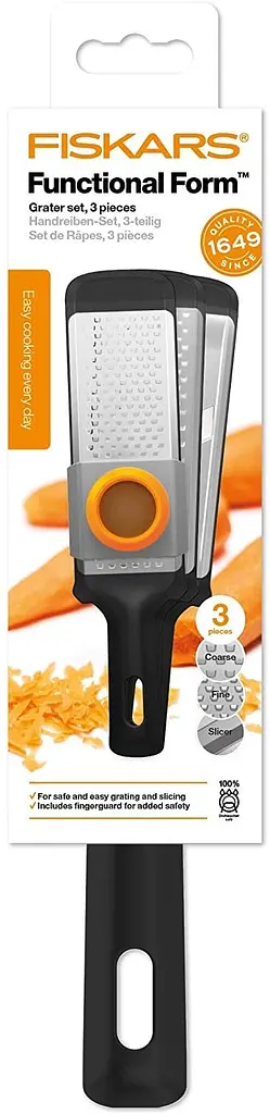 Набір тертки Fiskars Functional Form 3 шт (1014414) - фото 2