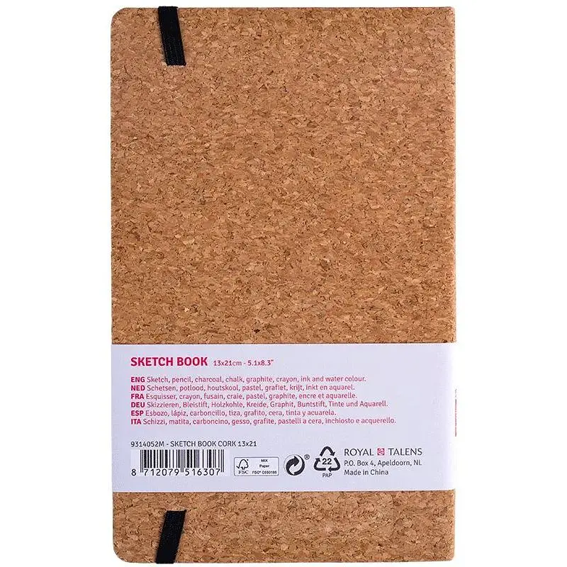 Блокнот для графики Royal Talens Art Creation А5 (13х21см) 140г/м2 80л Cork - фото 3