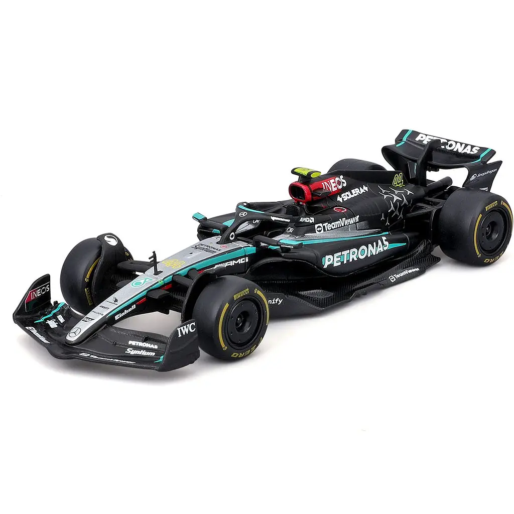 Автомодель Bburago Mercedes-AMG F1 W15 Performance 2024 1:43 (18-38208) - фото 5