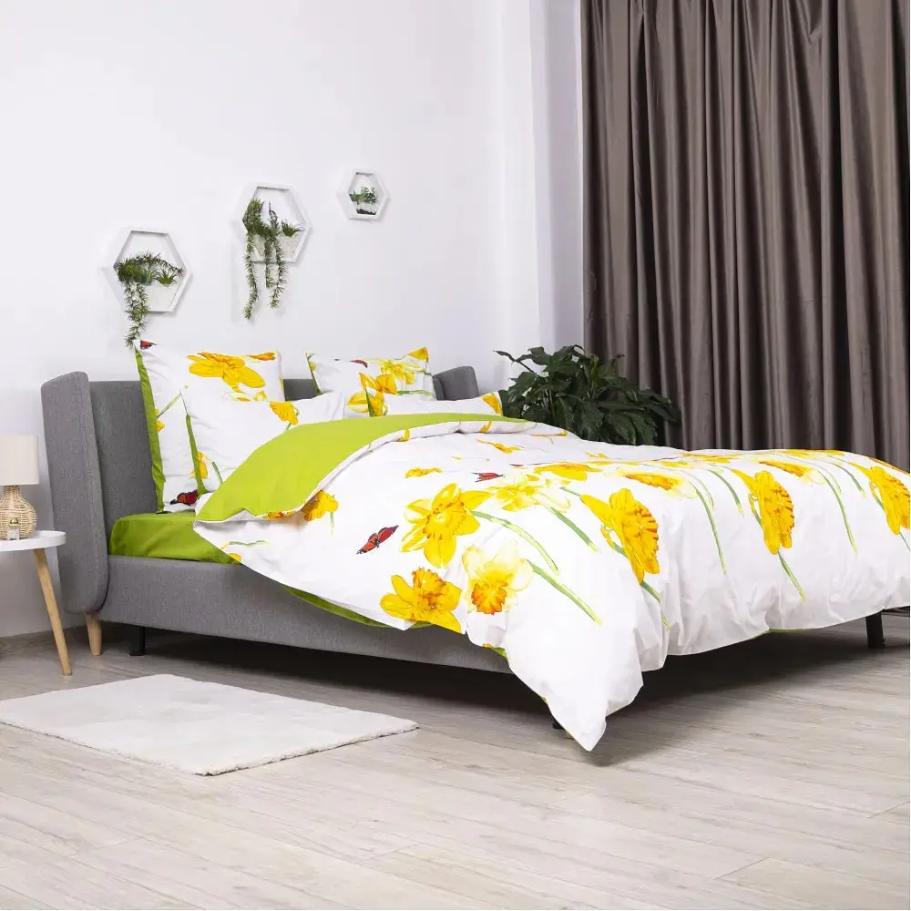 Постільна білизна євро ТЕП Soft dreams Яскравий нарцис 2-03859-29566 200х220 см - фото 4