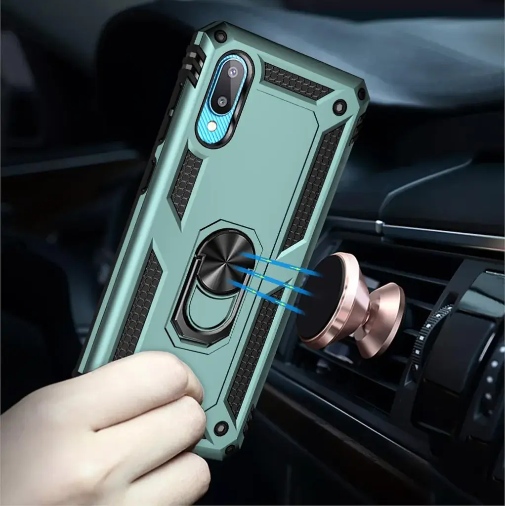 Панель BeCover Military для Samsung Galaxy A02 SM-A022 / M02 SM-M022 Dark Green (706641) - фото 4