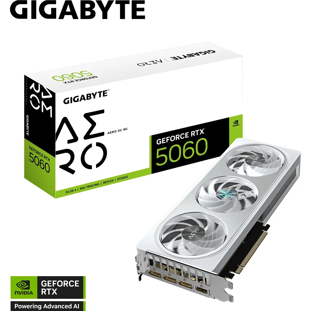 Відеокарта GIGABYTE GeForce RTX5060 8Gb AERO OC (GV-N5060AERO OC-8GD) - фото 11