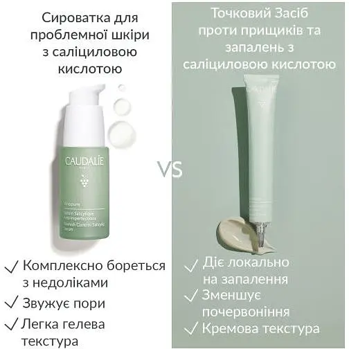 Засіб із саліциловою кислотою Caudalie Vinopure SOS, 15 мл - фото 4