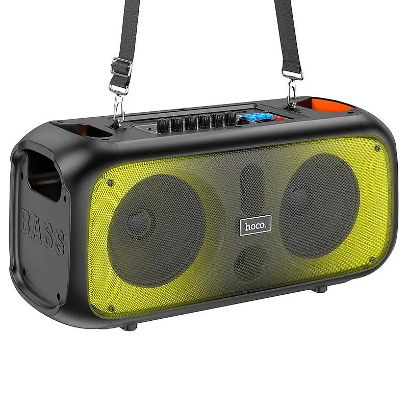 Акустика-караоке Hoco Bs54 Party wireless dual mic outdoor 2 мікрофони - фото 9