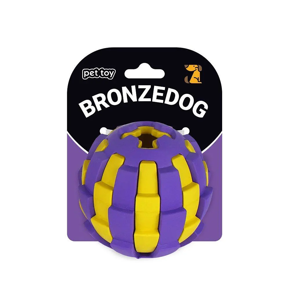 Іграшка для собак Bronzedog Jumble Двошаровий м'яч 6,5 см - фото 2