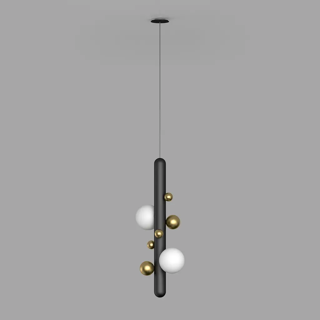 Подвесной светильник Babich Studio Lunar P Black (RAL 9005) - фото 2