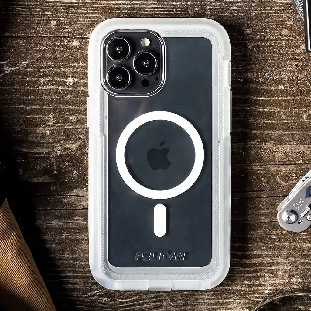 Протиударний чохол з кліпсою Pelican Voyager MagSafe для iPhone 14 Pro (6.1") Clear аналог OtterBox Defender - фото 7