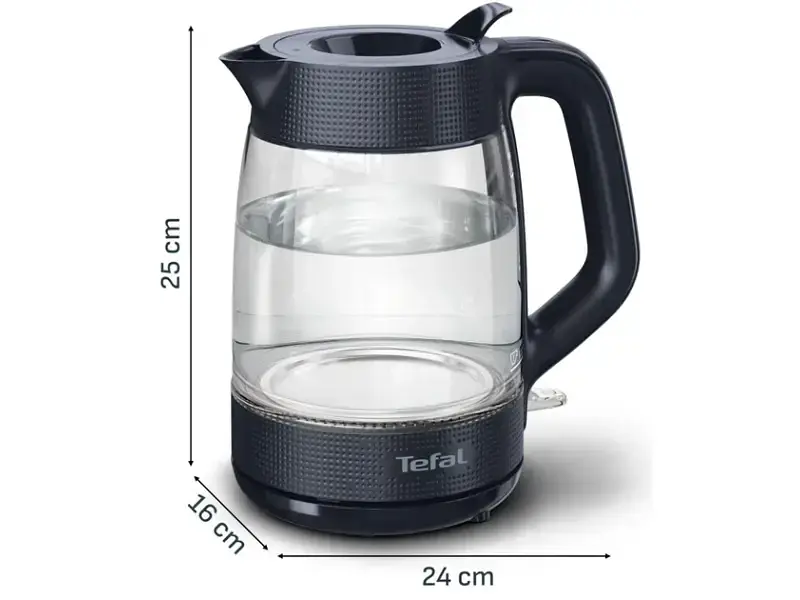 Електрочайник Tefal Morning Glass Kettle Black (KO2G08E0) - фото 2