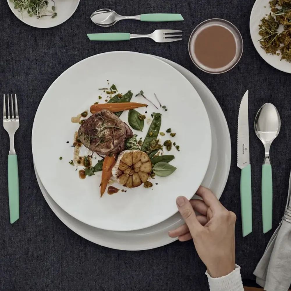 Набір кухонний Victorinox Swiss Modern Table Set 12шт з мятн. ручкою (6 ножів steak 6 віделок) - фото 5
