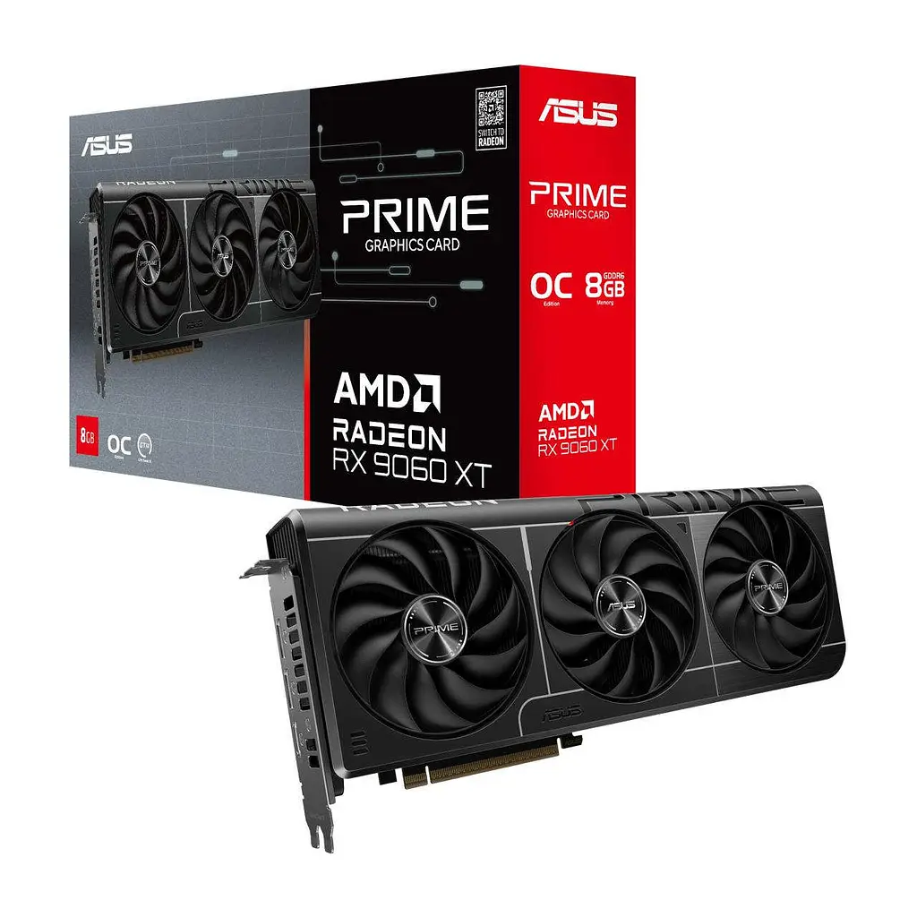 Видеокарта Asus PRIME-RX9060XT-O8G - фото 11