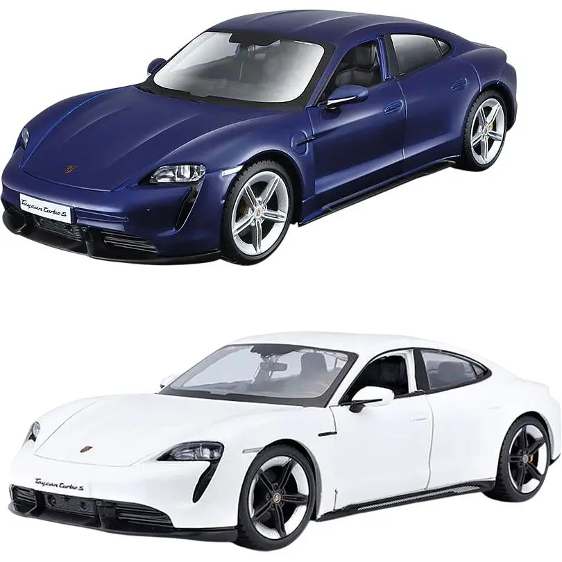Автомодель Bburago Porsche Taycan Turbo S 1:24 White (18-21098) [119112] - фото 4