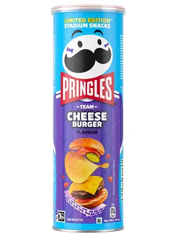 Чіпси Pringles Team Cheese Burger 165 г