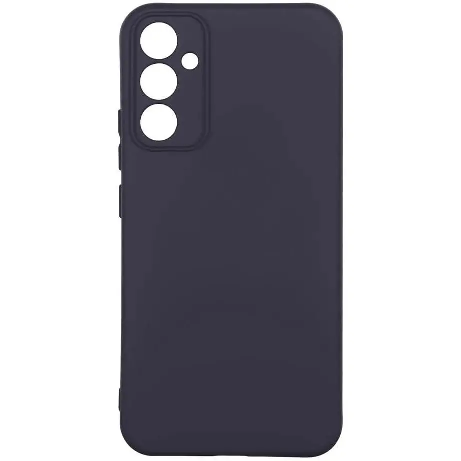 Чохол Silicone Cover з рамкою камери Samsung Galaxy A34 5G Dark Blue